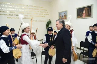 Uzbek President visits Uzbekistan – Kazakhstan National Cultural Center