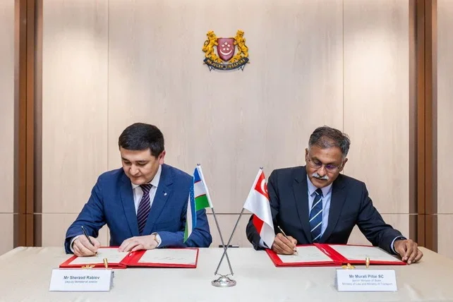 O‘zbekiston va Singapur o‘rtasida 2025-2026 yillarga mo‘ljallangan huquqiy hamkorlik dasturi imzolandi