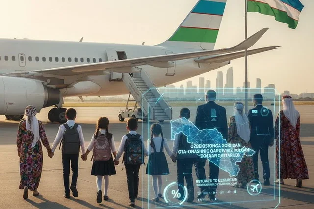 Uzbekistan Repatriates Five Children from Russia