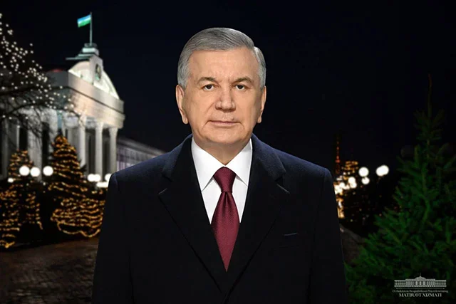 Президент Узбекистана поздравил народ с Новым годом
