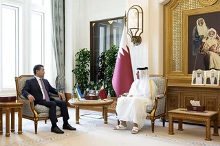 Qatar’s Prime Minister and Foreign Minister Meets with Uzbekistan’s Foreign Minister