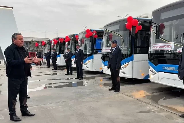 Next-Generation Electric Buses Begin Operation in Andijan