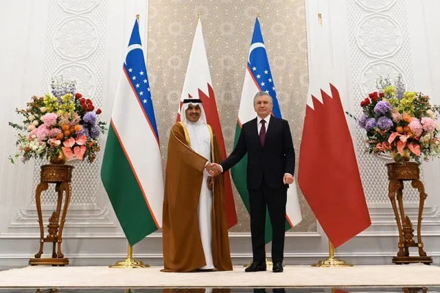 President of Uzbekistan welcomes delegation from Qatar