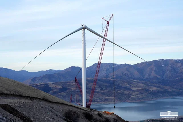 A 20 MW Wind Power Plant is Being Built in Bostanlyk District