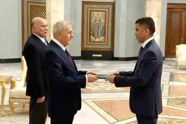 Новый посол Узбекистана вручил верительные грамоты Президенту Ирака