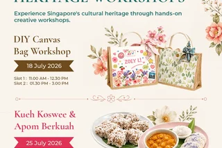 Discover Singapore's Creative & Culinary Heritage in Chinatown Singapore with Family-Friendly Weekend Workshops