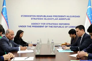 A meeting at the Agency for Strategic Reforms discussed cooperation with the Advisor to the President of Uzbekistan