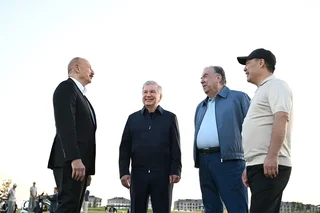 Central Asian Leaders Attend Opening of Kyrgyz Golf Club
