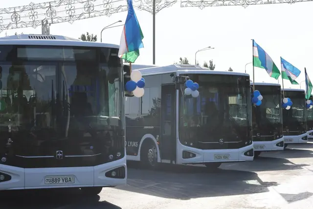 Қаршига жамоат транспорти учун 38 та янги автобус келди