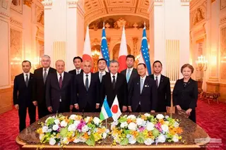 Sincere meeting with members of the Parliamentary Friendship League of Japan with Uzbekistan