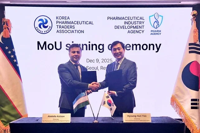 Oʻzbekiston va Koreya farmatsevtika sanoatini rivojlantirish boʻyicha memorandum imzoladilar