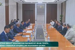 Ўзбекистон ва DoCotton Group тўқимачилик саноатини ривожлантириш ва экспорт салоҳиятини ошириш масалаларини муҳокама қилишди