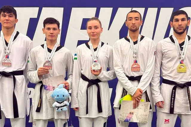 Uzbekistan National Taekwondo Team Wins Seven Medals at Korea Open