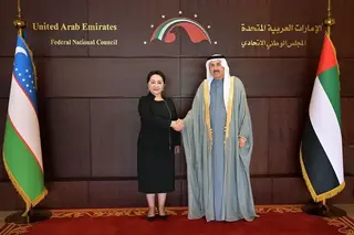 The Chairperson of the Senate and the Chairman of the Federal National Council of the UAE sign a memorandum of cooperation