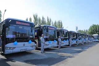 “Shahrisabz – Kitob” yo‘nalishida 20 ta zamonaviy avtobuslar harakati yo‘lga qo‘yildi