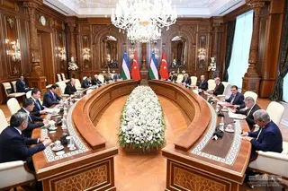 Presidents of Uzbekistan and Turkey hold a meeting in Samarkand