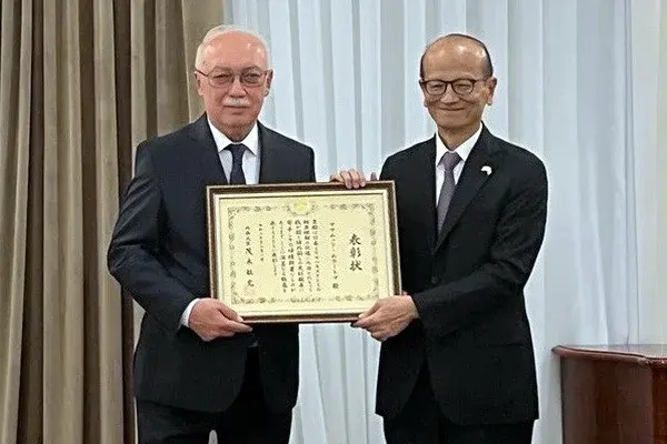 Mahmud Muratov was awarded a diploma of the Ministry of Foreign Affairs of Japan