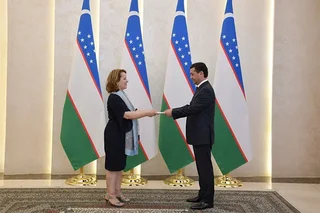 O‘zbekiston TIV rahbari Gretsiya elchisidan ishonch yorliqlarining nusxalarini qabul qildi