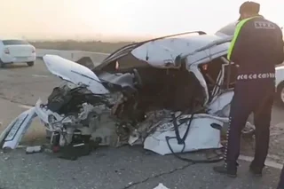 Driver falls asleep at the wheel and sies in Jizzakh eegion