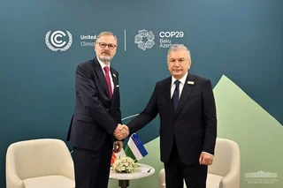 O‘zbekiston Prezidenti Chexiya Bosh vaziri bilan amaliy hamkorlikni kengaytirish masalalarini muhokama qildi