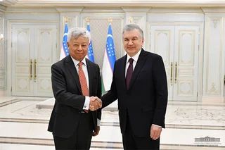 Президент Узбекистана принял главу АБИИ