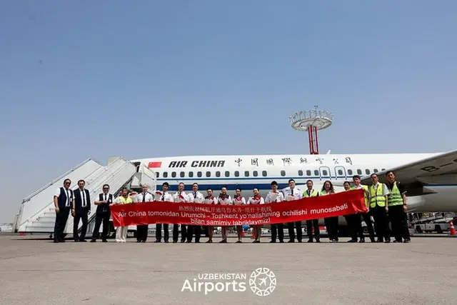 Air China запустила прямые рейсы Урумчи – Ташкент