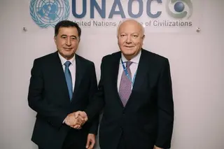 Vladimir Norov meets with the UN High Representative for the Alliance of Civilizations