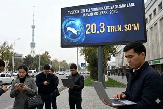 2025 йил январь–октябрь ойларида Ўзбекистонда телекоммуникация хизматлари ҳажми 20,3 трлн сўмга етди