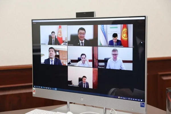 A meeting takes place with the head of the Committee of the Parliament of Kyrgyzstan