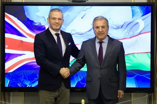 Sodiq Safoyev Meets UK Ambassador Timothy Smart