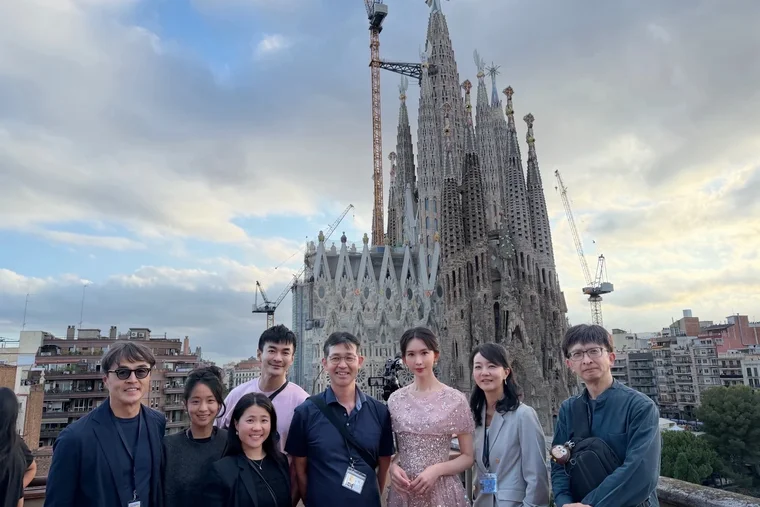 Taiwan’s TVBS captures Sagrada Família historic ceremony