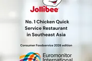 Jollibee named No.1 Chicken Quick Service Restaurant in Southeast Asia by Euromonitor International