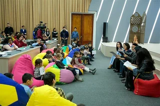 Состоялась презентация проекта аудиосказок «Bolalik kunlarimda»
