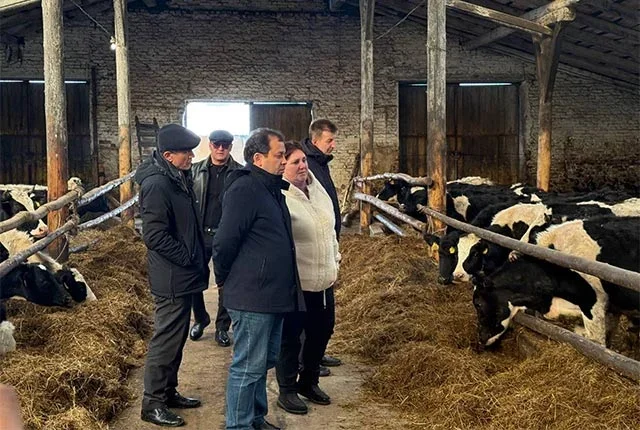 Uzbek Delegation Studies Belarusian Livestock Complexes in Vitebsk Region