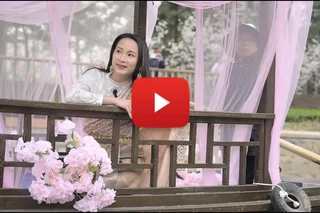 Enchanting journey through Beijing's Chaoyang Garden Festival, where nature meets Oriental romance