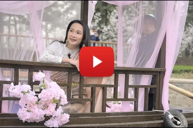 Enchanting journey through Beijing's Chaoyang Garden Festival, where nature meets Oriental romance