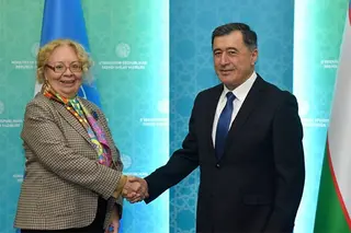 Uzbek FM receives the UN Under-Secretary-General