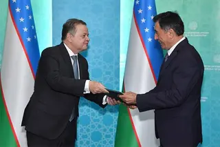 Acting Uzbek FM holds meeting with the Ambassador of Brazil
