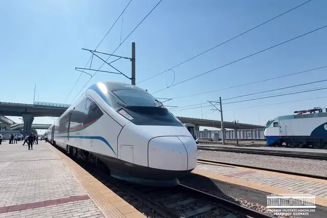 Узбекистан тестирует китайские скоростные поезда