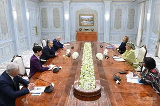 Uzbek leader receives the First Deputy Secretary-General of the UN to discuss the implementation of the SDGs