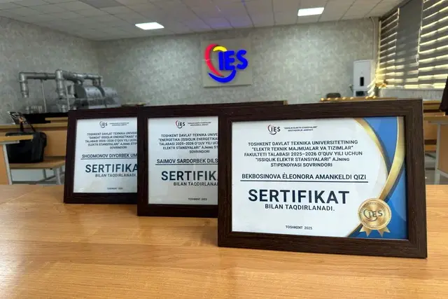 “Issiqlik elektr stansiyalari” AJ stipendiyasi g‘oliblari aniqlandi