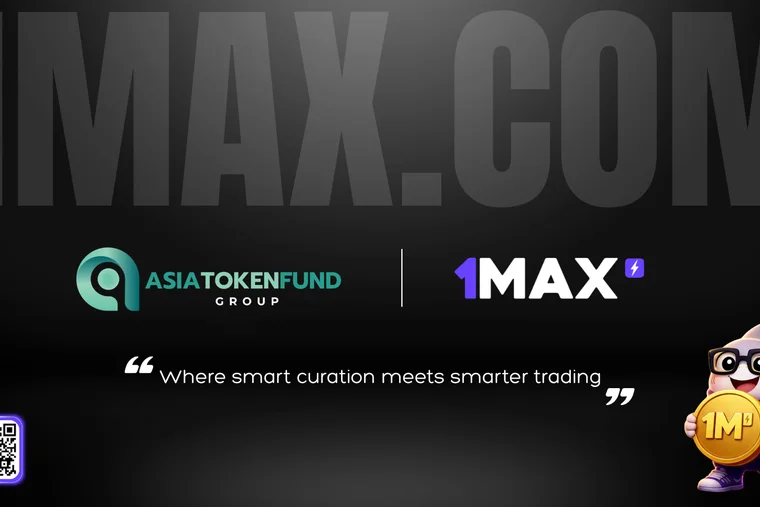 AsiaTokenFund Group Partners with 1MAX.com to Launch Curated Crypto Trading Platform