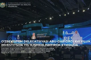Делегация Узбекистана приняла участие в XIII Ежегодной инвестиционной встрече в Абу-Даби