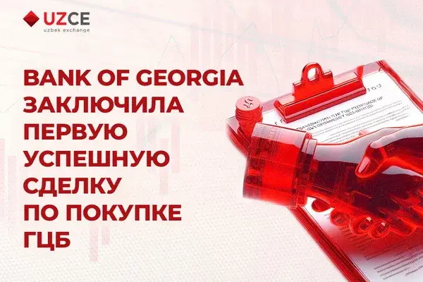 Bank of Georgia concludes the first successful transaction to purchase government securities