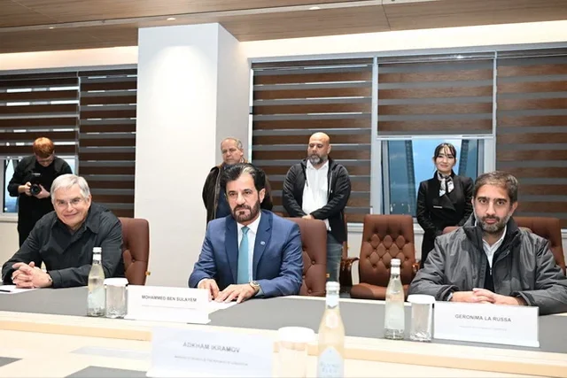 FIA Prezidenti Muhammad Ben Sulayem Toshkentga keldi