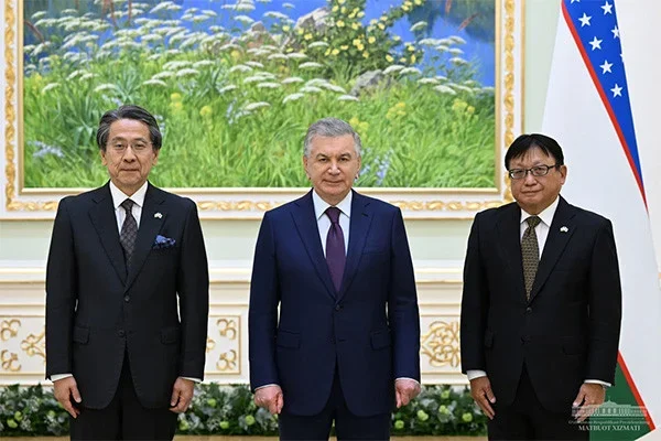 President of Uzbekistan meets japanese delegation