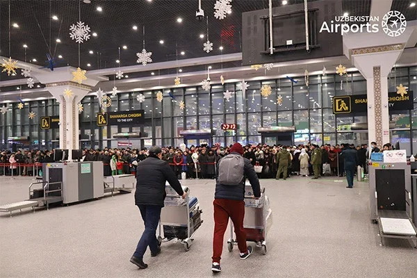 People, meeting passengers, allowed to enter airports of Uzbekistan