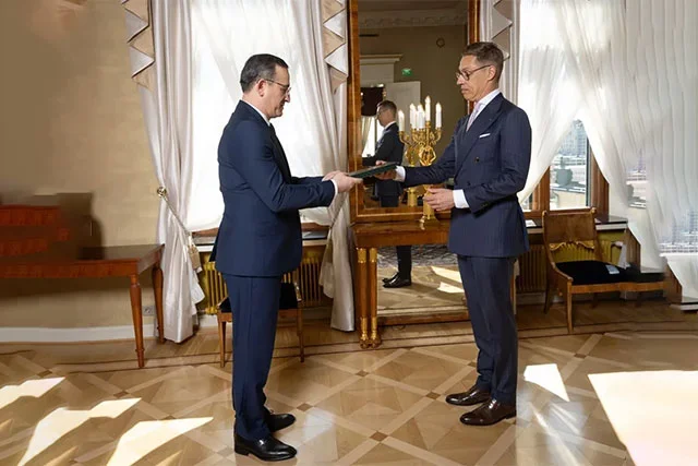 Ambassador of Uzbekistan presented credentials to the President of Finland