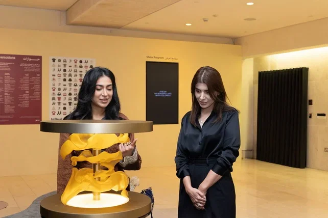 Gayané Umerova Attends Opening of Art Basel Qatar 2026