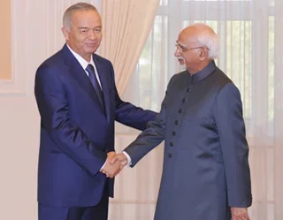 Islam Karimov meets with India’s Vice President